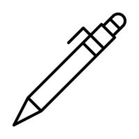 Stift Linie Symbol Design vektor