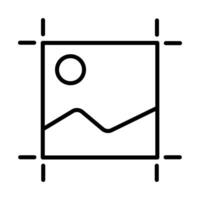 Zeichenfläche Linie Symbol Design vektor