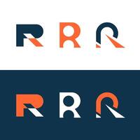 einstellen von Brief r Symbol Logo modern modisch Symbol einstellen Sammlung vektor