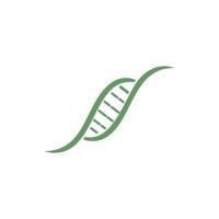 DNA Symbol Logo Wissenschaft medizinisch genetisch Illustration Symbol vektor