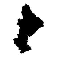 Sofala Provinz Karte, administrative Aufteilung von Mosambik. Illustration. vektor
