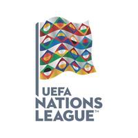 uefa Nationen Liga Logo auf transparent Hintergrund vektor