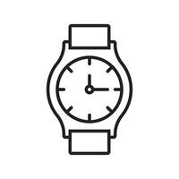 Linie Symbol Hand Uhr Illustration vektor