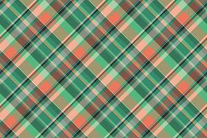 prüfen nahtlos Hintergrund von Muster Textur mit ein Tartan Stoff Textil- Plaid. vektor