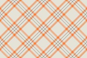 Hintergrund nahtlos Muster von Textil- Tartan Plaid mit ein prüfen Stoff Textur. vektor