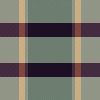 Textur Hintergrund von prüfen Textil- Plaid mit ein nahtlos Muster Tartan Stoff. vektor