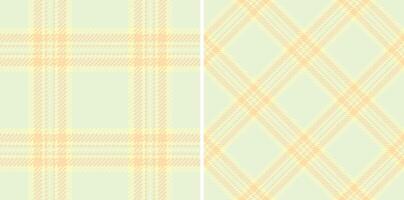 Textur Tartan von Muster Hintergrund Textil- mit ein Stoff Plaid prüfen nahtlos. vektor