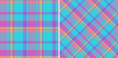 prüfen Textur Plaid von Stoff Hintergrund mit ein Tartan Muster nahtlos Textil. vektor