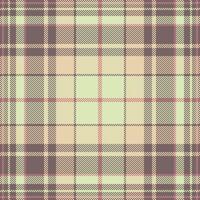 sömlös tyg kolla upp av pläd textur bakgrund med en textil- mönster tartan. vektor