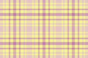 prüfen Hintergrund Tartan von Textil- Muster nahtlos mit ein Stoff Textur Plaid . vektor