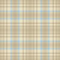 Textil- Stoff von Muster Plaid nahtlos mit ein Hintergrund Tartan prüfen Textur. vektor