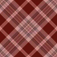 prüfen Stoff Tartan von Hintergrund Muster nahtlos mit ein Textil- Textur Plaid. vektor