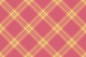 Hintergrund Plaid von Muster Textil- Tartan mit ein prüfen Textur Stoff nahtlos. vektor