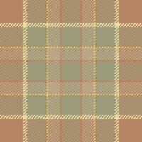 Textur prüfen von nahtlos Tartan Muster mit ein Stoff Plaid Hintergrund Textil. vektor