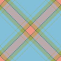 sömlös pläd av textil- tartan mönster med en bakgrund textur tyg kolla upp. vektor