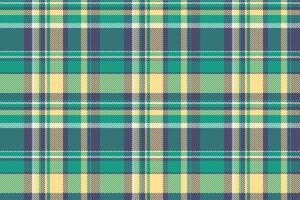 prüfen Hintergrund Plaid von Muster Textil- Stoff mit ein Tartan nahtlos Textur. vektor