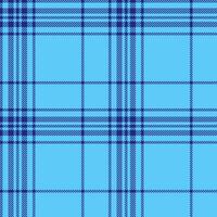 Plaid nahtlos Muster im Blau. prüfen Stoff Textur. Textil- drucken. vektor