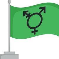 Transgender Israel Stolz Flagge isoliert auf Weiß Hintergrund Illustration vektor