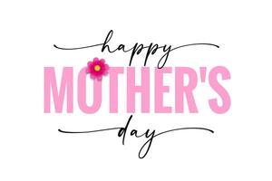 glücklich Mutter Tag Blumen- Herzlichen Glückwunsch. Sozial Netzwerk Zeitleiste Geschichte Konzept vektor