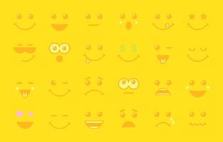 söt kreativ digital bakgrund med de uppsättning av känslor. social nätverk ikoner samling. isolerat symboler. nätverk gul ansikten. hälsning kort prov tom. bakgrund mall. vektor