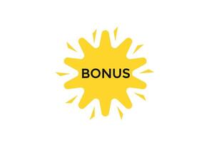 Neu Webseite Bonus klicken Taste lernen bleibe bleibe abgestimmt, eben, Zeichen, Rede, Blase Banner modern, Symbol, klicken, vektor