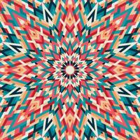 kalejdoskop geometrisk färgrik mönster. abstrakt bakgrund vektor
