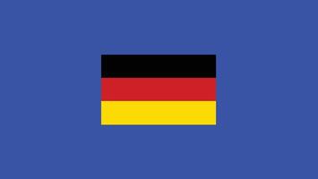 Deutschland Flagge europäisch Nationen 2024 Teams Länder europäisch Deutschland Fußball Symbol Logo Design Illustration vektor