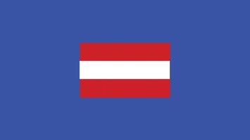 Österreich Flagge Symbol europäisch Nationen 2024 Teams Länder europäisch Deutschland Fußball Logo Design Illustration vektor
