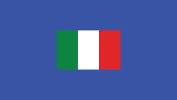 Italien flagga europeisk nationer 2024 lag länder europeisk Tyskland fotboll symbol logotyp design illustration vektor