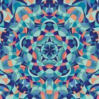 Kaleidoskop geometrisch bunt Muster. abstrakt Hintergrund. Illustration. vektor