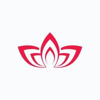 Schönheit Lotus Blumen Logo Vorlage Symbol vektor