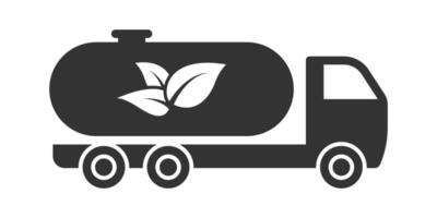 biogas tank ikon. illustration. vektor