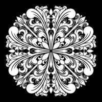 Luxus Ornament Blumen- Illustration vektor