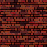 Backstein Mauer Hintergrund. rot Mauer Hintergrund. vektor