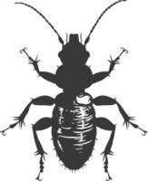 Silhouette Termite Tier voll Körper schwarz Farbe nur vektor