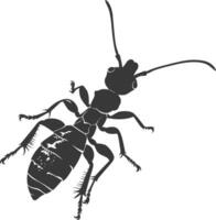 Silhouette Termite Tier voll Körper schwarz Farbe nur vektor