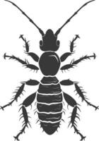 Silhouette Termite Tier voll Körper schwarz Farbe nur vektor