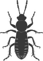 Silhouette Termite Tier voll Körper schwarz Farbe nur vektor