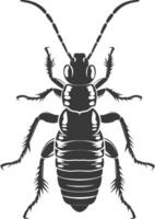 Silhouette Termite Tier voll Körper schwarz Farbe nur vektor