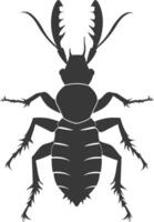 Silhouette Termite Tier voll Körper schwarz Farbe nur vektor