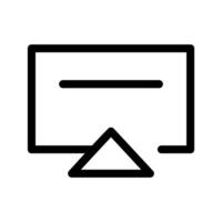 övervaka ikon symbol design illustration vektor