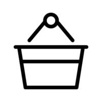Einkaufen Korb Symbol Symbol Design Illustration vektor