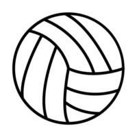 Volleyball Linie Symbol Design vektor