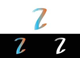 Anfangsbuchstabe z-Logo oder Symbol-Design-Vektor-Bildvorlage vektor