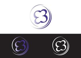 bb logotyp eller ikon design vektor bildmall