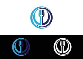 Restaurant-Logo oder Icon-Design-Vektor-Bild-Vorlage vektor