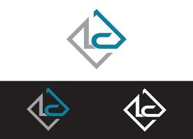 Anfangsbuchstabe lc-Logo oder Symboldesign-Vektorbildvorlage vektor
