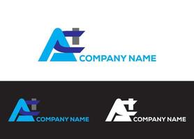 första bokstaven aci logotyp eller ikon design vektor bildmall