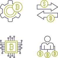 Rahmen und Geld Austausch Symbol vektor