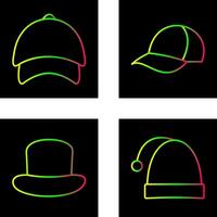 Deckel und Hut Symbol vektor